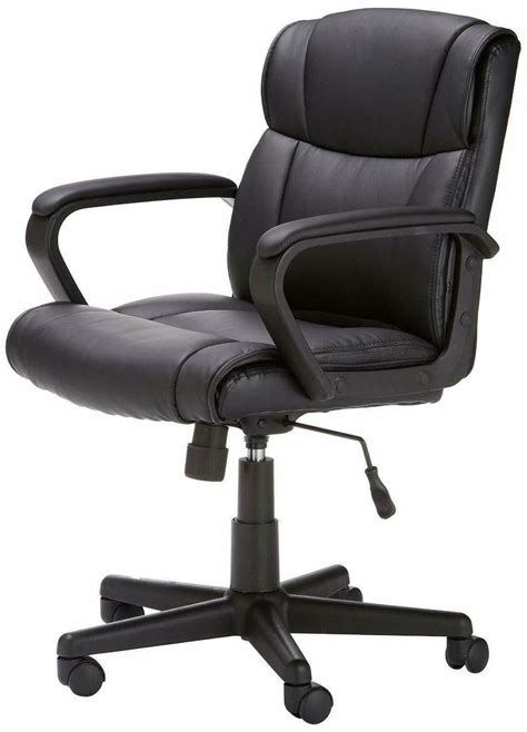 When compared to other amazonbasics chair products, this executive chair is considered to be below the budget, and therefore everyone prefers to go with them. AmazonBasics Mid-Back Adjustable Padded Office Chair Black ...