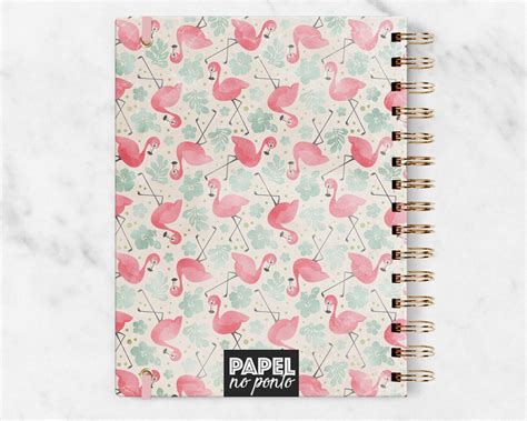 Planner Semanal Personalizado 2020 Flamingo Elo7