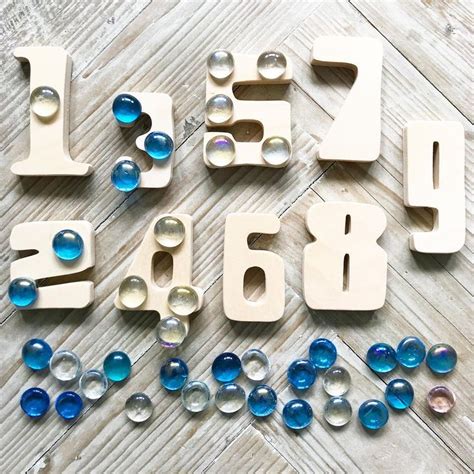 Wooden Numbers And Gems I Picked Up This Lovely Wooden Ikea Number Puzzle At The School Fair This