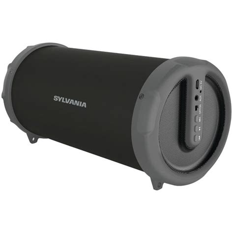 Sylvania Sp803 Graphite Bluetooth Tube Speaker