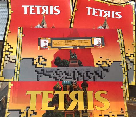 Tetris Arcade Art Kit Control Panel Overlaymarqueeside Artbezel