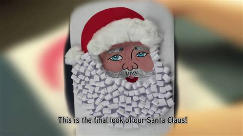 How To Create 3d Santa Claus Paper Portrait For Less Then