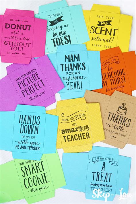 Check spelling or type a new query. End of the year teacher gifts | Skip To My Lou