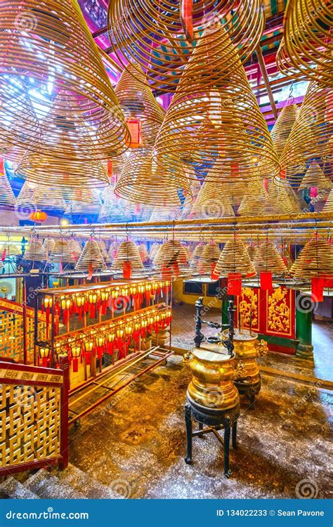 Man Mo Temple Hong Kong China Editorial Stock Photo Image Of