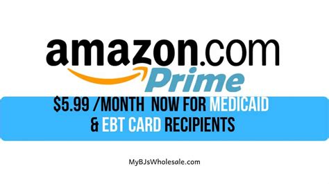 If you have questions about amazon prime for ebt or medicaid, please. Have Medicaid or an EBT Card? Take 54% off Amazon Prime!!