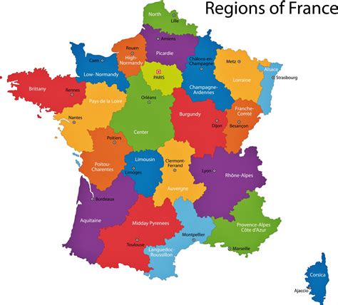 If you can't find something, try yandex map of frankrike or frankrike map by google. France Map of Regions and Provinces - OrangeSmile.com