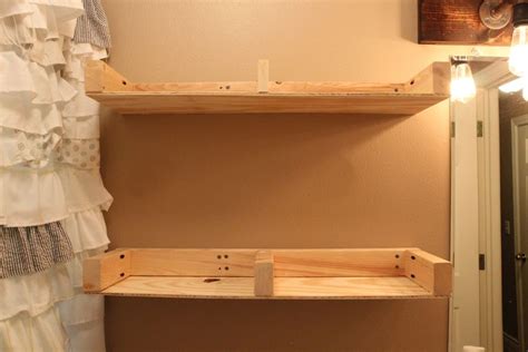 So we decided to start with the separate toilet area first, by adding 2 floating shelves for storage. DIY Floating Shelves - How To Build Extra Bathroom Storage
