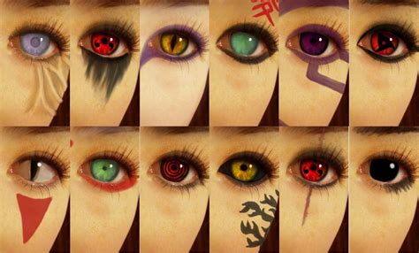 Amazing Contact Lenses D From Naruto Maquillage Manga Lentilles De