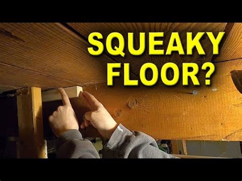 How To Fix A Squeaky Floor Youtube