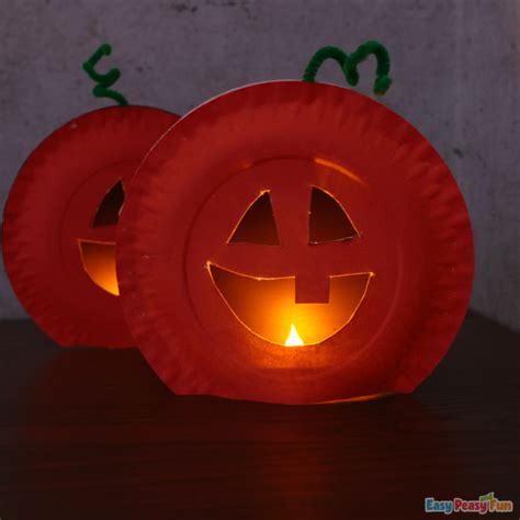 Paper Plate Pumpkin Craft Easy Peasy And Fun