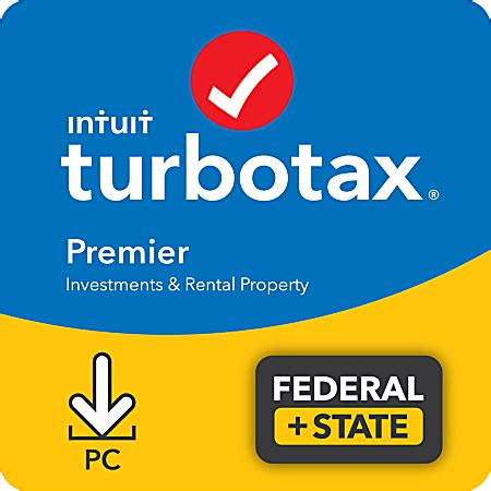 Turbotax Desktop Premier Investment Rental Property Fed E File State