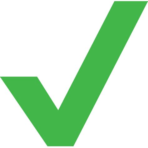 Green Tick Icon At Getdrawings Free Download