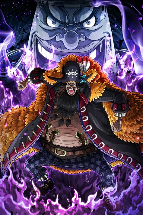 Blackbeard One Piece Poster By Onepiecetreasure Displate 新世界 ひげ