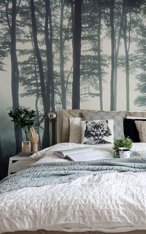 Sea Of Trees Forest Wallpaper Mural Hovia Uk Bedroom Wallpaper