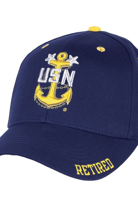 Us Navy Retired Master Chief Twill Hat Shopperboard