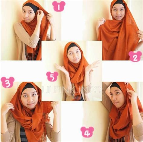 hijab simple mudah praktis tutorial memakai hijab pashmina yang simple untuk sehari hari