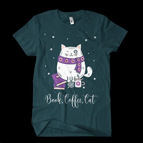 You're a crazy cat lady but you're my crazy cat lady £2.95. book,coffee,cat t shirt design to buy - Buy t-shirt designs