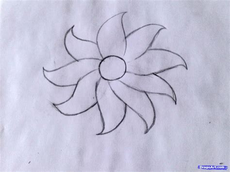 Find & download free graphic resources for handdrawn flower. How to draw a flower - easy, Step by Step, Flowers For ...