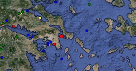 Σεισμός 36 Ρίχτερ βορειοανατολικά της Αθήνας Ελλάδα Ειδήσεις