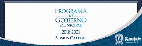 Programa De Gobierno Municipal 2018 2021