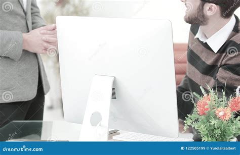 Manager Talking With An Employee In The Office Stock Image Image Of