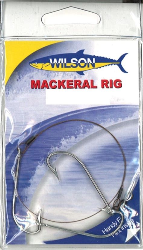 Wilson Mackerel Fishing Rig 3x40 Hook Setup 30lb Multi Strand Wire