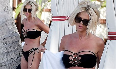 Victoria Silvstedt 45 Shows Off Her Incredible Bikini Body In A