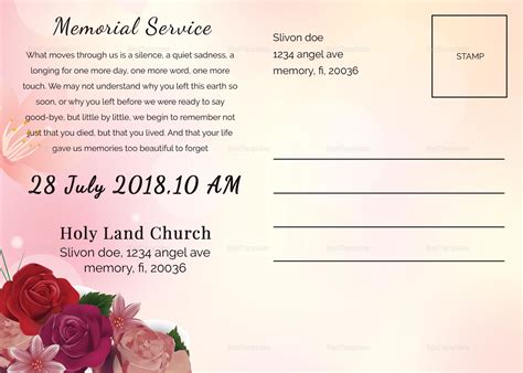 Funeral Notice Funeral Announcement Template