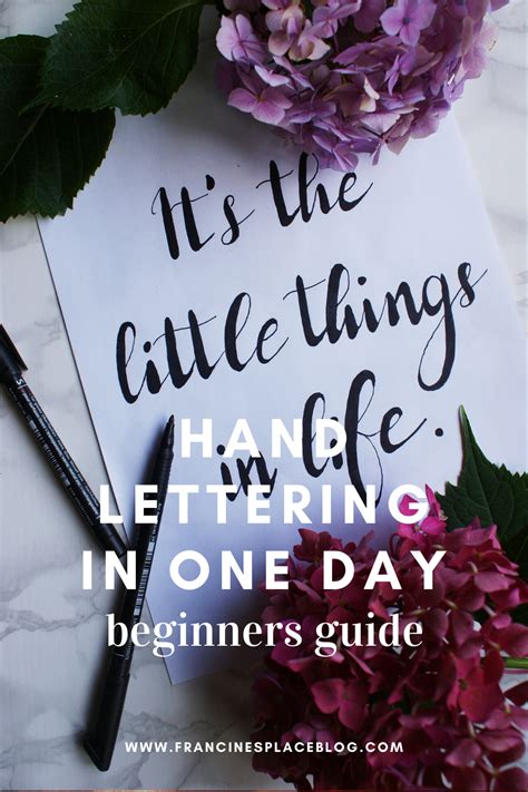 Hand Lettering Guide For Beginners Tips And Tutorial To Learn In One