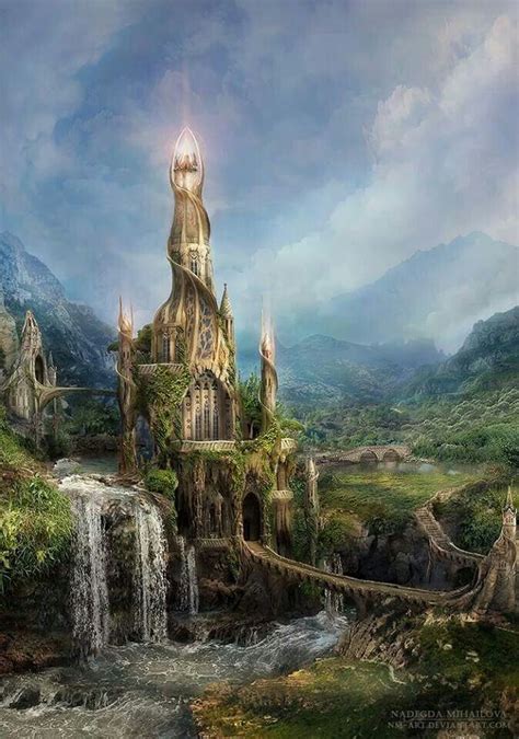 The Castle World Of Fantasy Fantasy City Fantasy Castle Fantasy