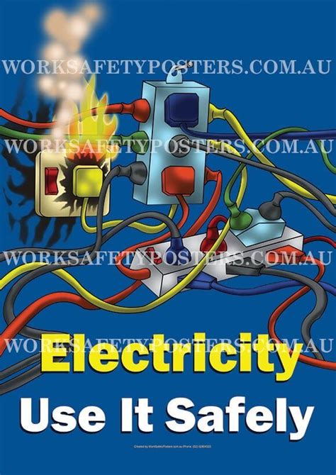 Electrical Hazards Safety Poster Safety Posters Australia