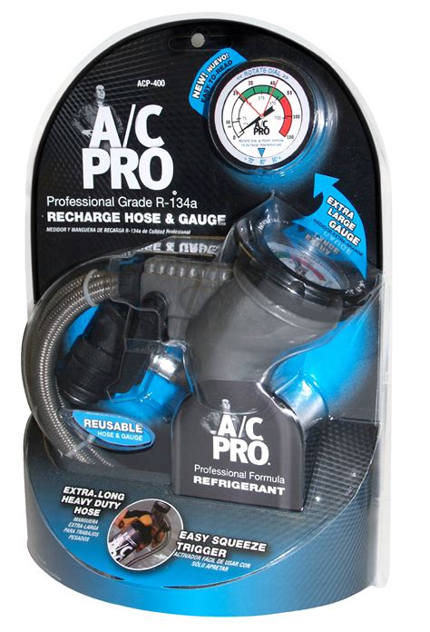 Interdynamics Ac Pro Car Air Conditioner Hose And Gauge For R134a