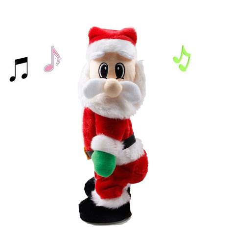 Christmas Twerk Santa Claus Toy Electric Music Dancing Doll Twisted