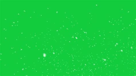 Snowing Animation On Green Screen Stock Footage Video 100 Royalty