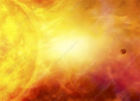 Sun Engulfing The Earth Artwork Stock Image F0048950 Science