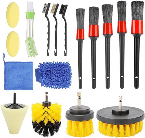 Car Detailing Cleaning Brushes Kit Jielisi Car Interior Washing Tool