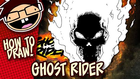 How To Draw Ghost Rider Comic Version Narrated Easy Step By Step