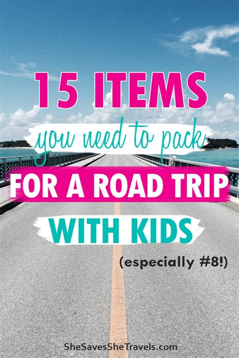 Road Trip Essentials 15 Things To Pack On A Road Trip With Kids