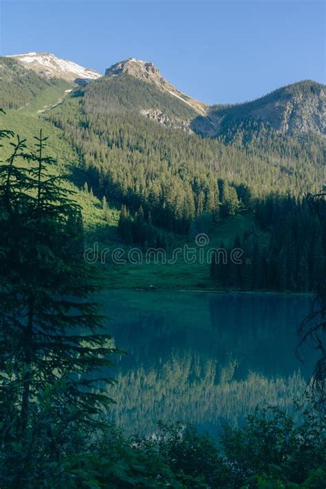 Emerald Lake In British Columbia Canada Yoho National Park At