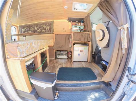 How I Converted A Cargo Van Into An Off Grid Camper For Less Than