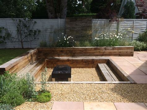 Garden I Designed One Year On Sunken Fire Pit Up Cycled