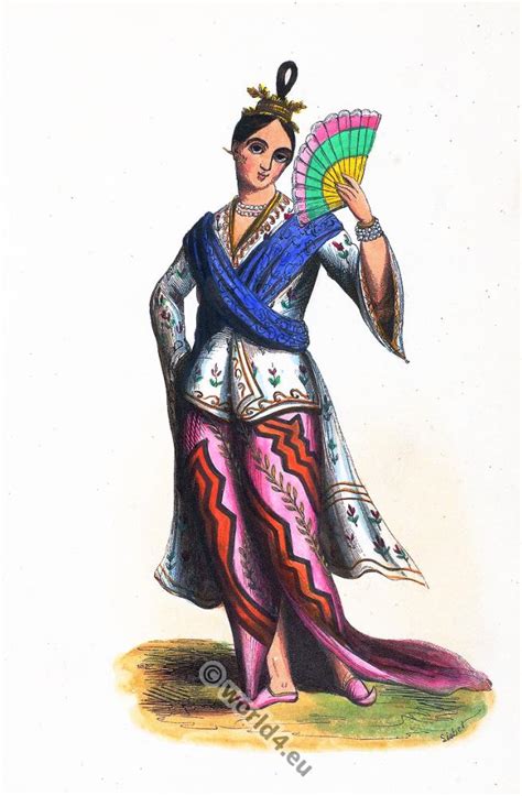 Noble Burmese Woman Costume Costume History
