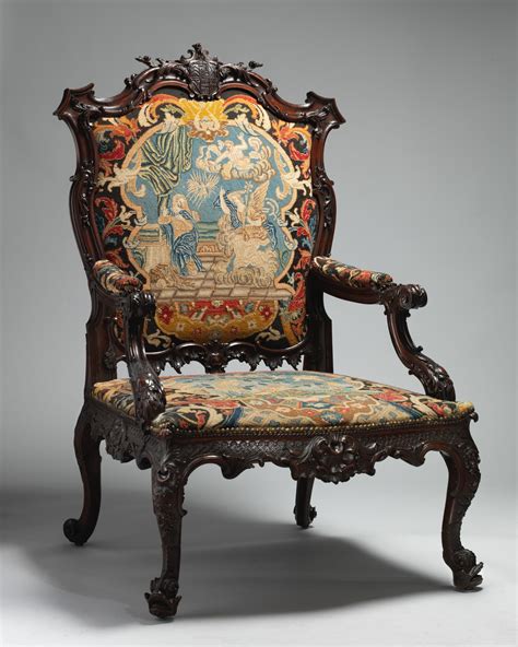 After A Design By Thomas Chippendale Armchair British The Met