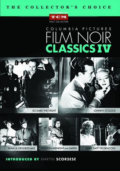 Columbia Pictures Film Noir Classics Iv Dvd Collection 5 Disc Dvd 700867900238 Dvds And Blu