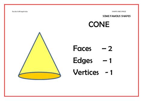 Where the circular face and the a cone is a solid figure with following properties. how many faces on a cone