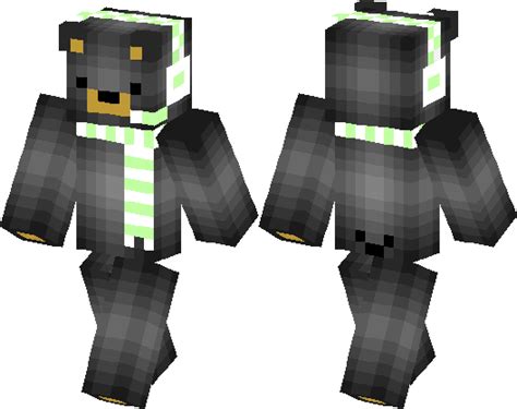 Black Bear Tender Minecraft Skin Minecraft Hub