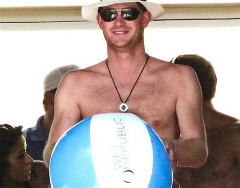 Male Celebrities Prince Harry Shirtless Enjoying A Pool Party In Las Vegas