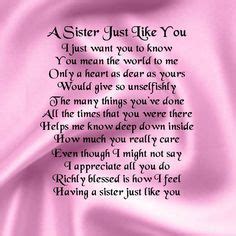 Together since day one, together we belong. sweet poems for older sister | Sister Poems | Sister ...
