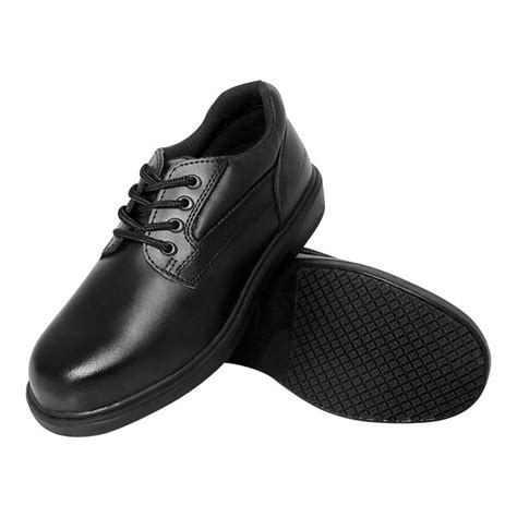 Genuine Grip 7100 Mens Size 105 Wide Width Black Oxford Non Slip Shoe