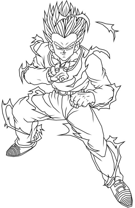 349 x 499 file type: Free Printable Dragon Ball Z Coloring Pages For Kids